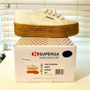Superga US Size 7 Platform Snekaers